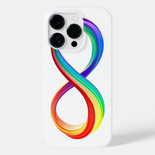 Gelaagd Rainbow Infinity symbool Case-Mate iPhone 14 Pro Hoesje