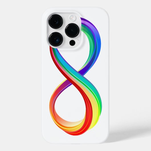 Gelaagd Rainbow Infinity symbool Case-Mate iPhone Case (Achterkant)