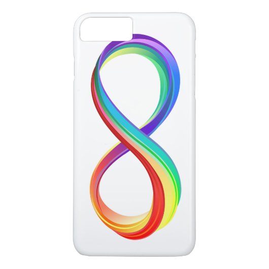 Gelaagd Rainbow Infinity symbool Case-Mate iPhone Case (Achterkant)
