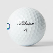 Gelaagd Rainbow Infinity symbool Golfballen (Logo)