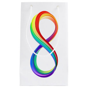 Gelaagd Rainbow Infinity symbool Klein Cadeauzakje