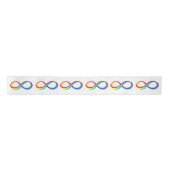 Gelaagd Rainbow Infinity symbool Lint (Voorkant)