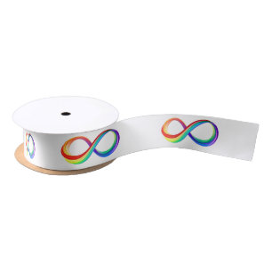 Gelaagd Rainbow Infinity symbool Lint
