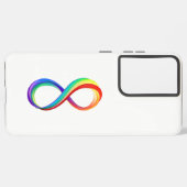 Gelaagd Rainbow Infinity symbool Samsung Galaxy Hoesje (Linkerkant)