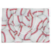 Gelaagde Baseball Pattern Birthday Groot Cadeauzakje (Voorkant)