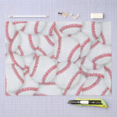 Gelaagde Baseball Pattern Birthday Tissuepapier (Craft)