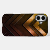 Gelaagde Chevron Abstract Design Case-Mate iPhone Case (Achterkant (horizontaal))