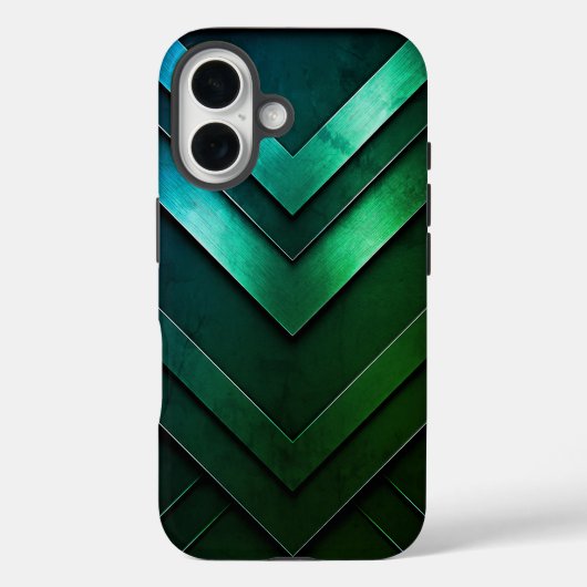 Gelaagde Chevron Abstract Design Case-Mate iPhone Case (Achterkant)