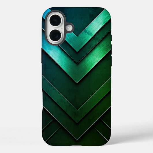Gelaagde Chevron Abstract Design Case-Mate iPhone Case (Achterkant)