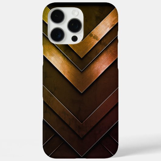 Gelaagde Chevron Abstract Design Case-Mate iPhone Case (Achterkant)