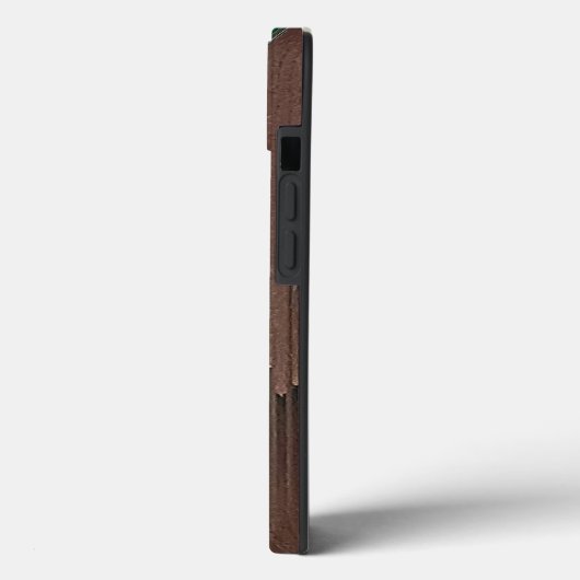 Gelaagde groene en bruine verf Case-Mate iPhone case (Achterkant / Links)