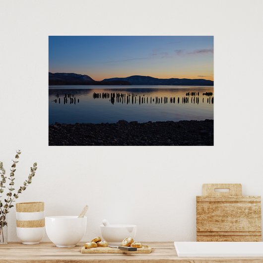 Gelaagde landschap poster (Keuken)