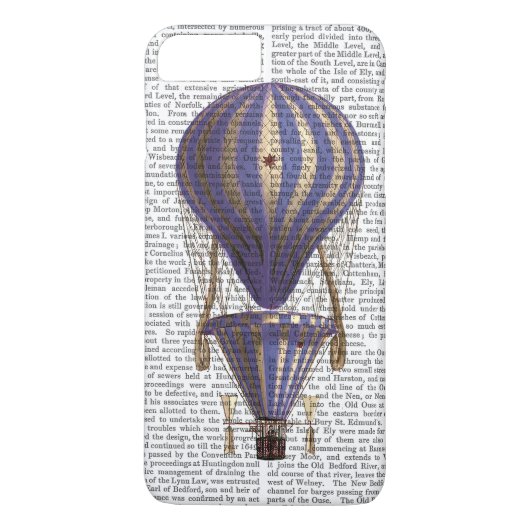 Gelaagde luchtballon blauw Case-Mate iPhone case (Achterkant)
