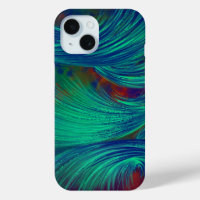 Gelaagde Phoenix Feather iPhone 16 Hoesje
