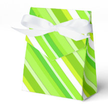 Gelaagde snoepjes strepen - kalkgroen en wit