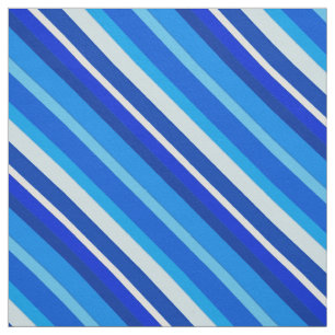 Gelaagde snoepjes strepen - kobalt en bleek blauw stof
