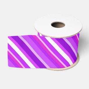 Gelaagde snoepjes strepen - paars en orchidee grosgrain lint