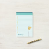 Gelaagde stijlvolle moderne aanlooplijst post-it® notes (Op bureau)