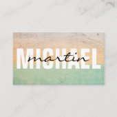 Gelaagde tekst visitekaartje (Voorkant)