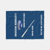 Gelaagde verdediging fleece deken (Voorkant (Horizontaal))