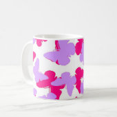 Gelaagde vlinders koffiemok (Voorkant links)