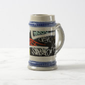 gelabeld bierpul (Voorkant rechts)