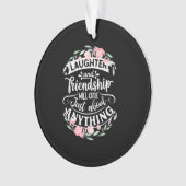 Gelach en vriendschap ornament (voorkant)