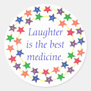 Gelach is het beste medicijn, sterren stickers