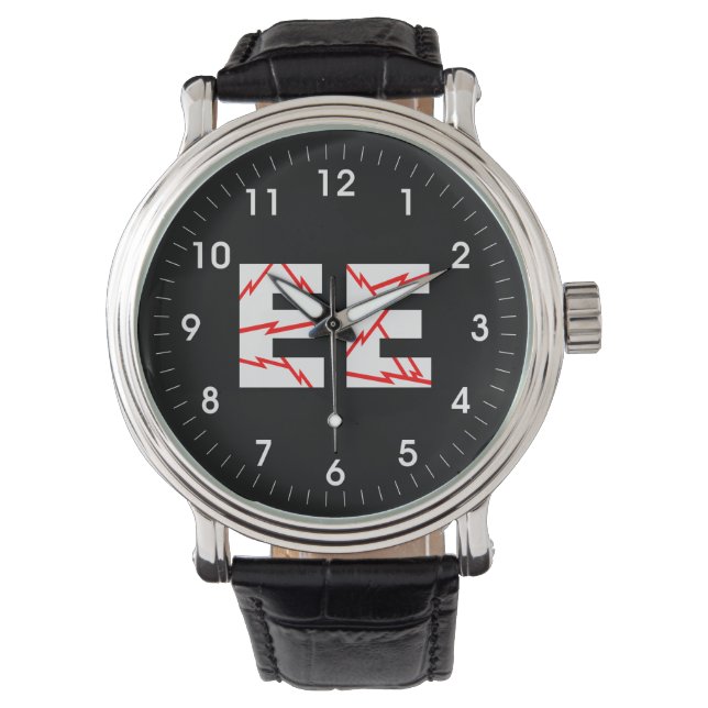 Geladen EE Electrical Engineering Horloge (Voorkant)