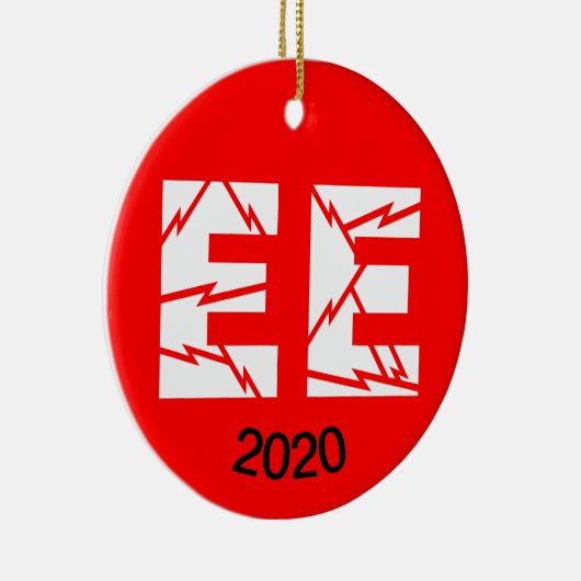 Geladen EE Electrical Engineering Keramisch Ornament (Rechts)