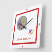 Geladen masker - vierkante klok (Hoek)