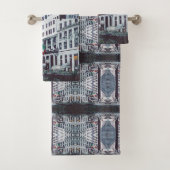 Geladen met persoonlijke beelden bad handdoek (Insitu)