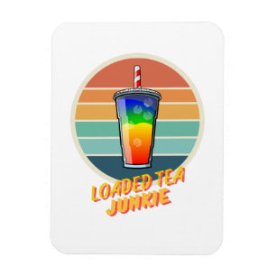Geladen thee junkie magneet