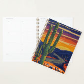 Gelamineerde Zuidwestelijke Landschap Print Custom Planner (Display)