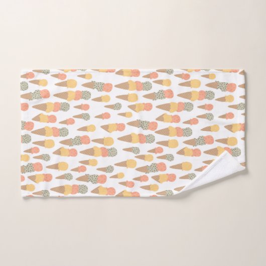 Gelatensmaak: Mint Chip, Passionfruit, Mango Yum Bad Handdoek (Handdoek)