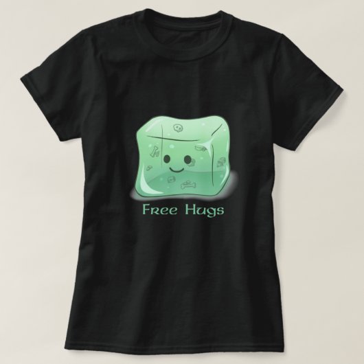 Gelatinosevrije handdoeken t-shirt (Design voorkant)