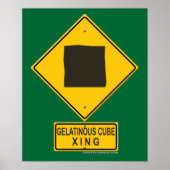 Gelatinous Cube XING Poster (Voorkant)