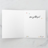 Gelato Fun Anniversaire Carte de voeux pliée (Intérieur)