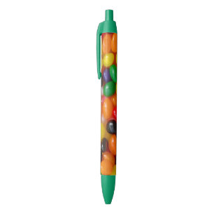 Gelboontjes Blauwe Inkt Pen