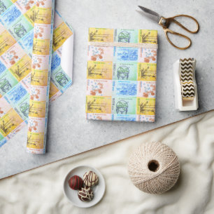 Geld 돈 Koreaanse valuta #2 Verpakkingspapier Cadeaupapier