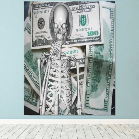 Geld Canvas Afdruk (Insitu (Houten vloer))