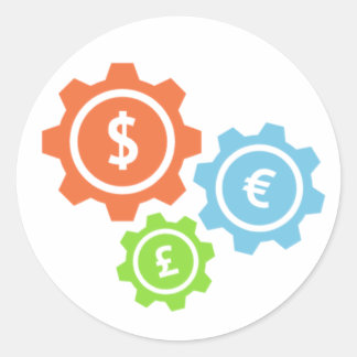 Geld Classic Ronde Sticker