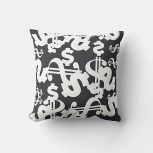 Geld Dollar Patroon Worp Kussen Cushion