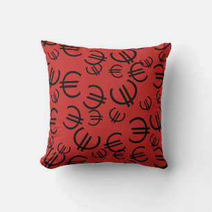 Geld Euro Patroon Worp Kussen Cushion