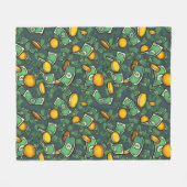 Geld! Fleece Blanket Deken (Voorkant (Horizontaal))