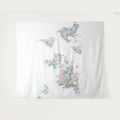 Geld Geld Wandtapijt Wandkleed (Voorkant (horizontaal))