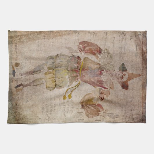 Geld in de spiegel theedoek (Horizontaal)