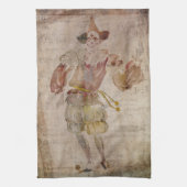 Geld in de spiegel theedoek (Verticaal)