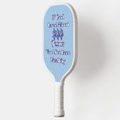 Geld is niet alles pickleball paddle (Links)