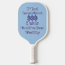 Geld is niet alles pickleball paddle